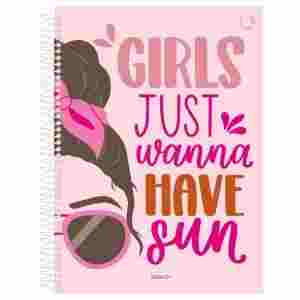 CADERNO 1X1 BOM D  FEMININO 80F 